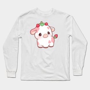Strawberry cow Long Sleeve T-Shirt